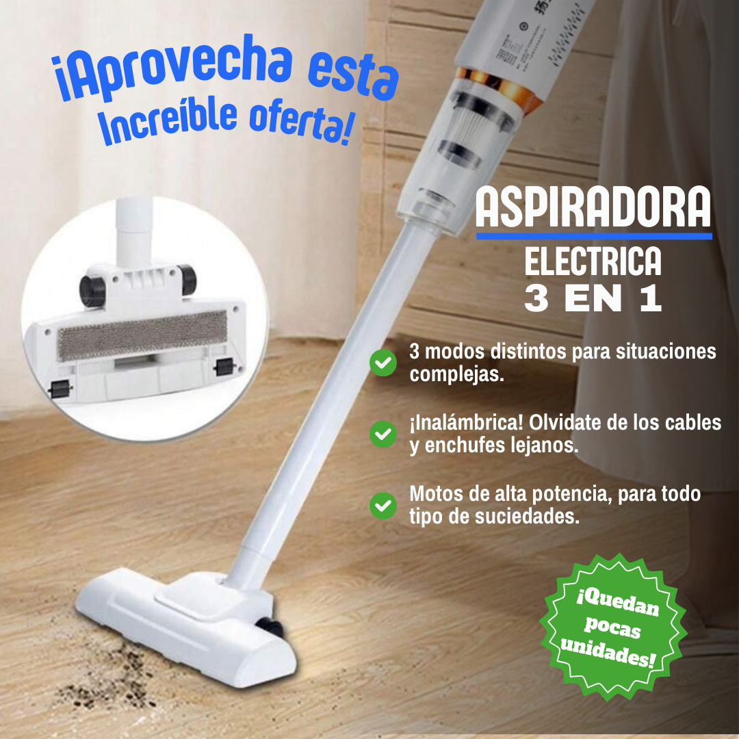 Aspiradora Electica 3 en 1.